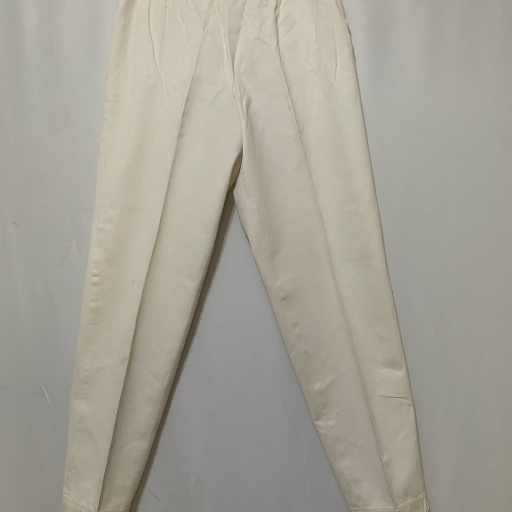 Ann Taylor Cream Trousers Classic Fit